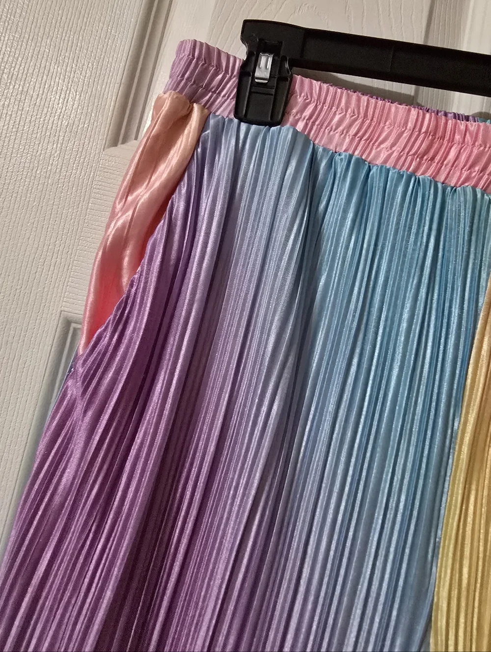 Dressed in LALA |  Rainbow Daydream Matching Plissé Set, Baggy Fit, EUC! - Picture 12 of 16
